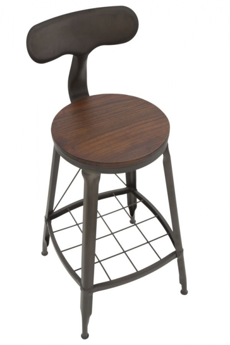 Scaun Bar Industrial Retro Bucatarie Insula CreativDeco [5]