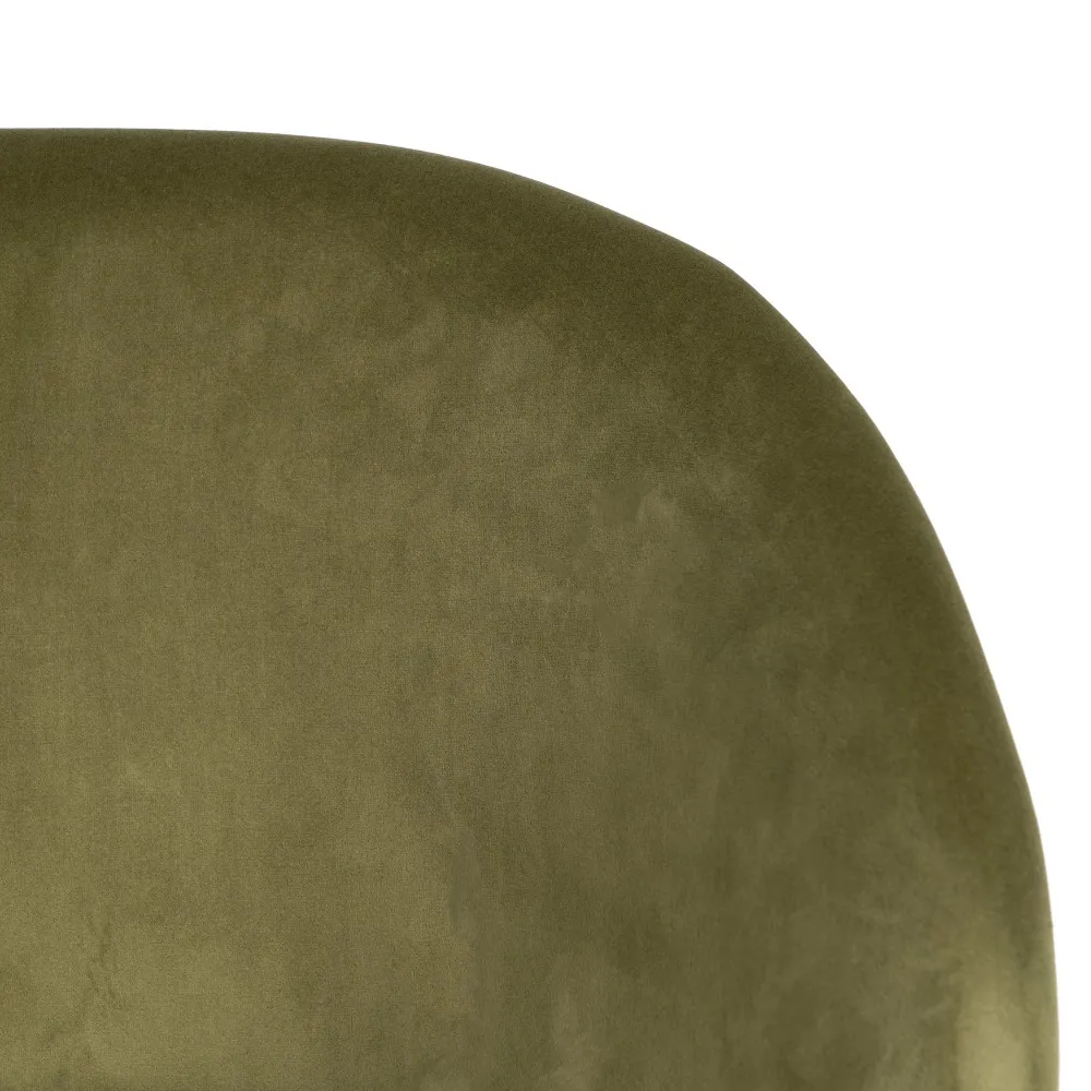 Scaun bar verde, catifea metal-creativdeco.ro [10]