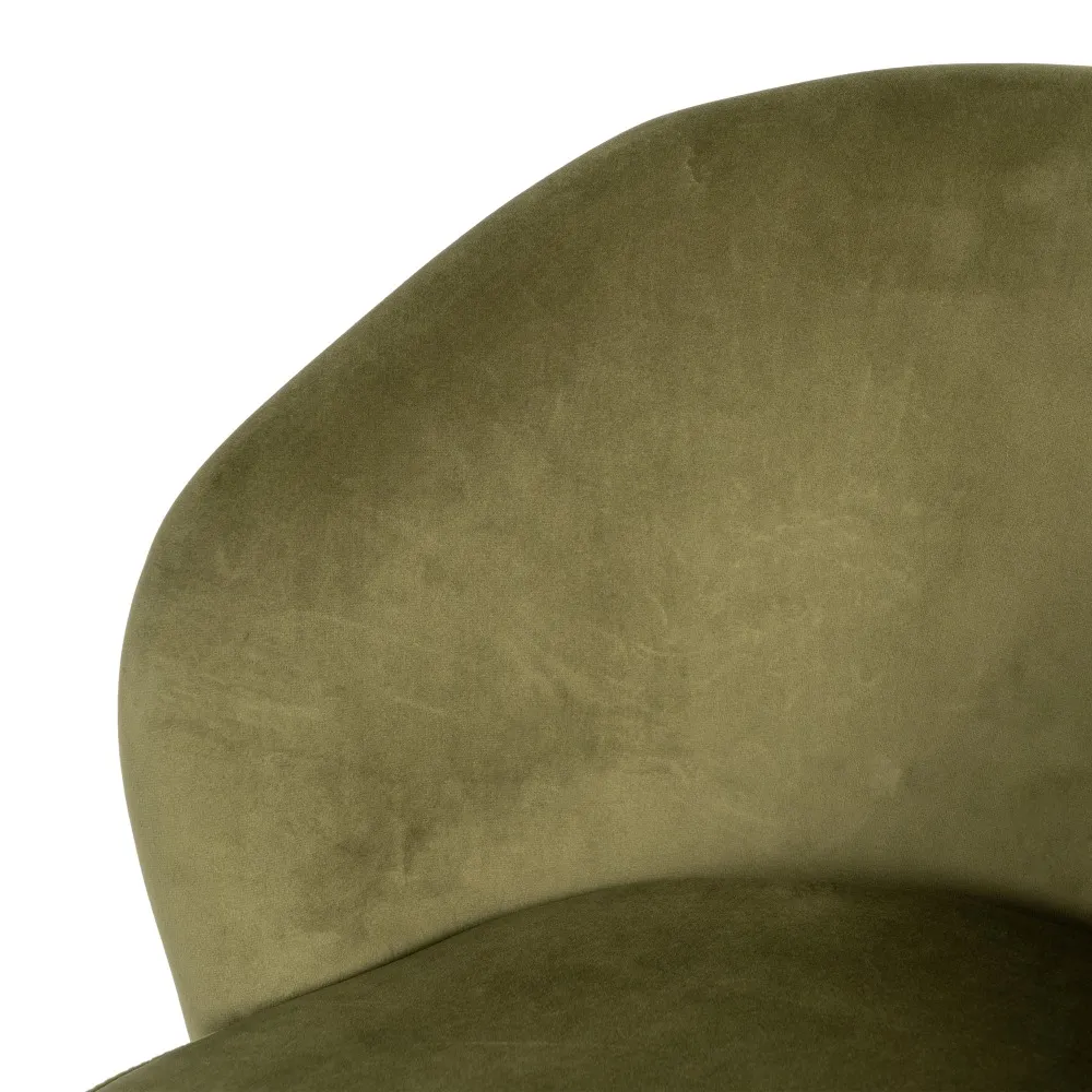 Scaun bar verde, catifea metal-creativdeco.ro [9]