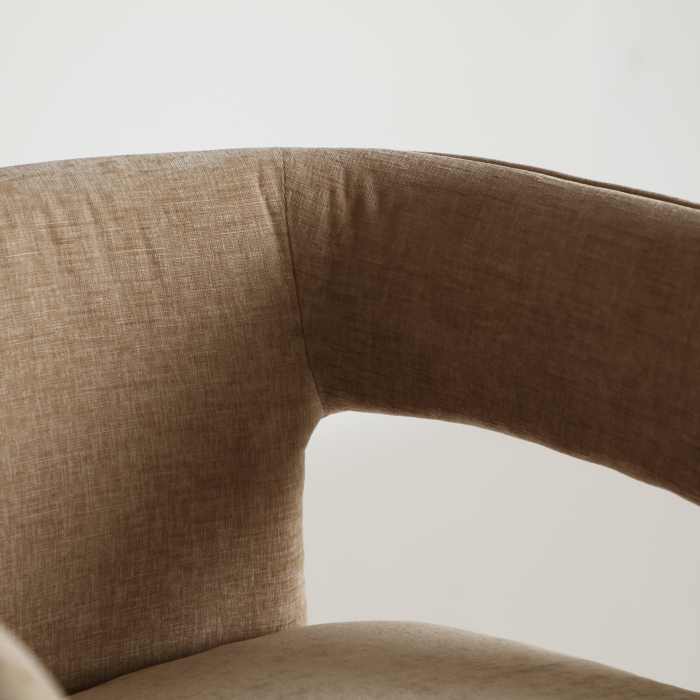Scaun catifea contemporan bej|Scaune moderne premium [4]