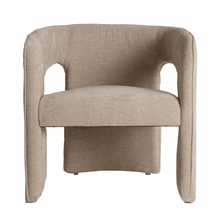 Scaun catifea contemporan bej|Scaune moderne premium [2]