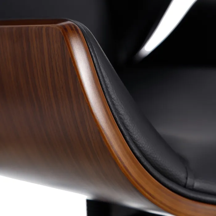 Scaun Birou Cabeza Negru Maro, Lemn Piele Ecologica -  creativdeco.ro [7]