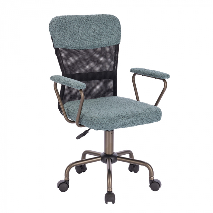 Scaun ergonomic modern în nuanță mint, cu design fresh și funcțional [1]