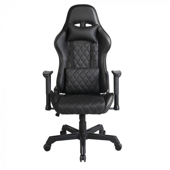 Scaun gaming ergonomic de birou negru Ranger [2]