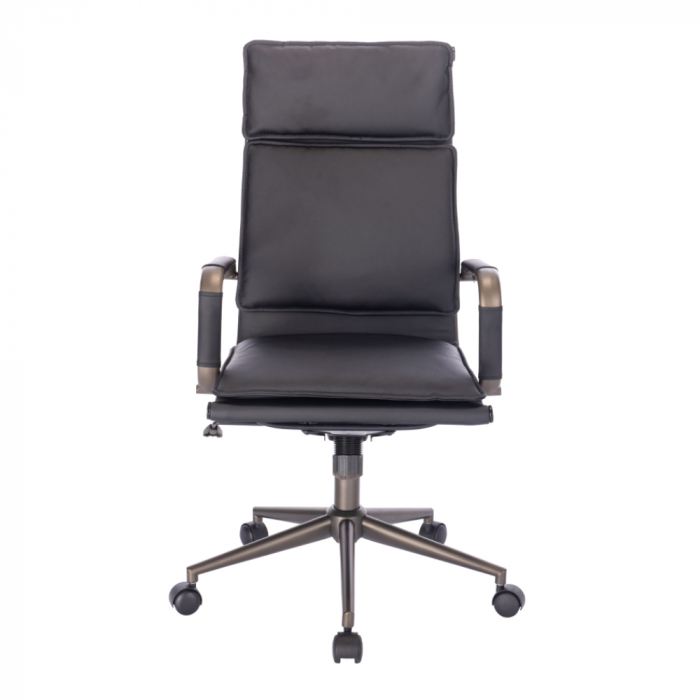 Scaun birou ergonomic negru gunmetal textil Elite – confort profesional [3]