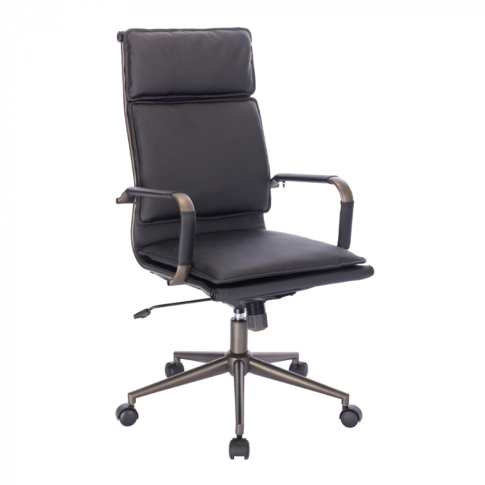 Scaun birou ergonomic negru gunmetal textil Elite – confort profesional [1]