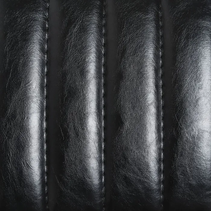 Scaun Casilda Negru, Piele Ecologica, Metal Auriu - creativdeco.ro [9]