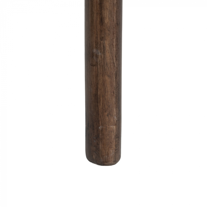 Scaun ciocolatiu lemn si ratan|Scaune rustice pentru decor autentic [11]