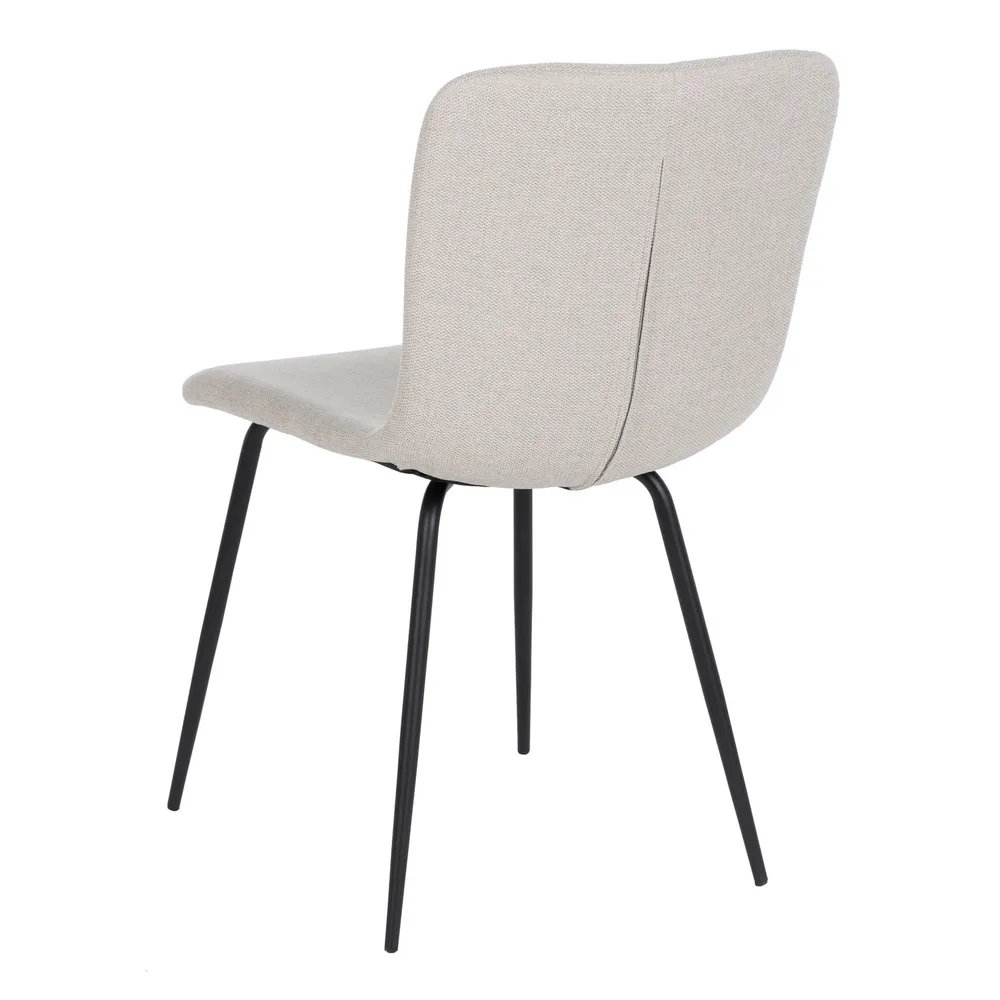 Scaun Crem cu Structura Moderna, Stofa Metal - CreativDeco.ro [4]
