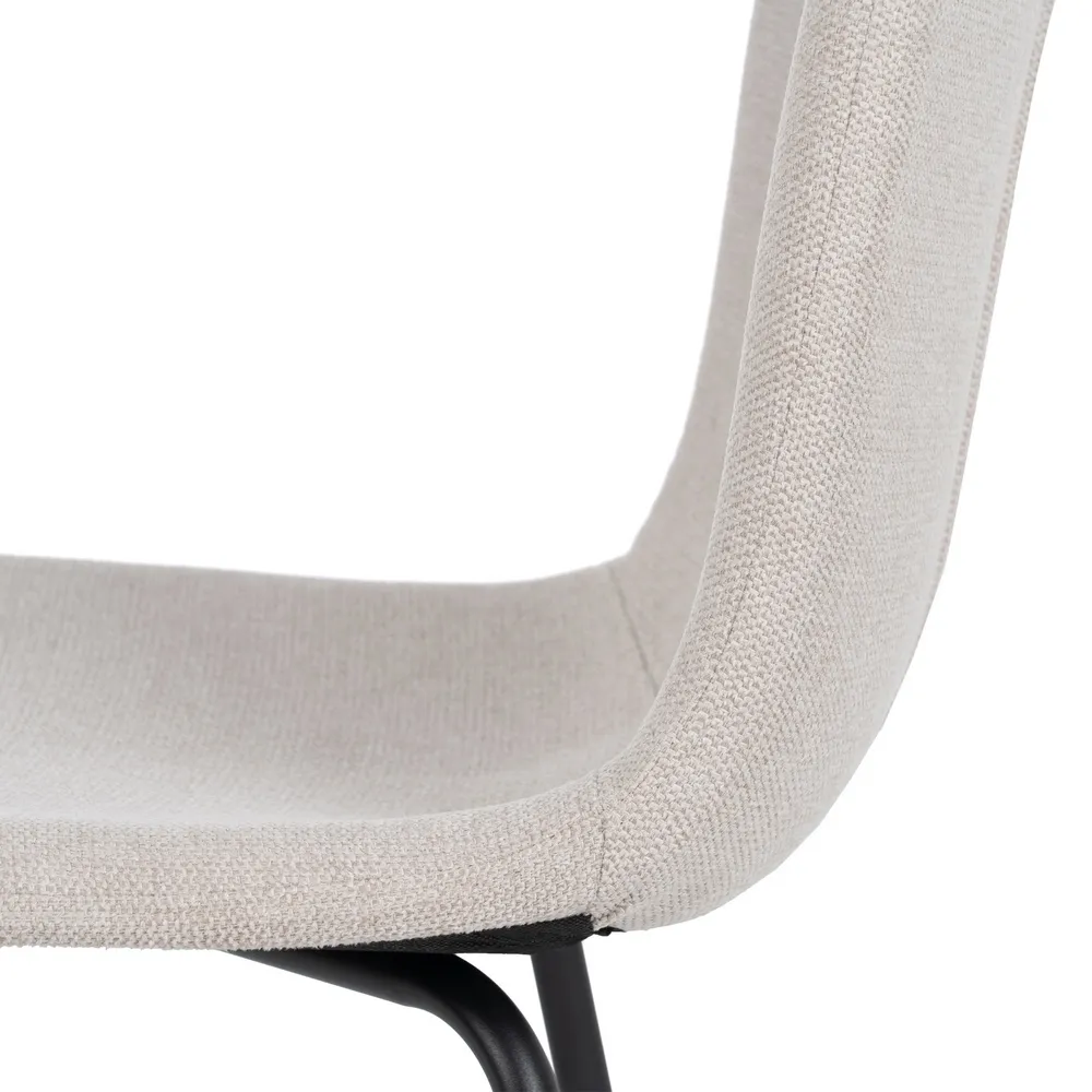 Scaun Crem cu Structura Moderna, Stofa Metal - CreativDeco.ro [8]