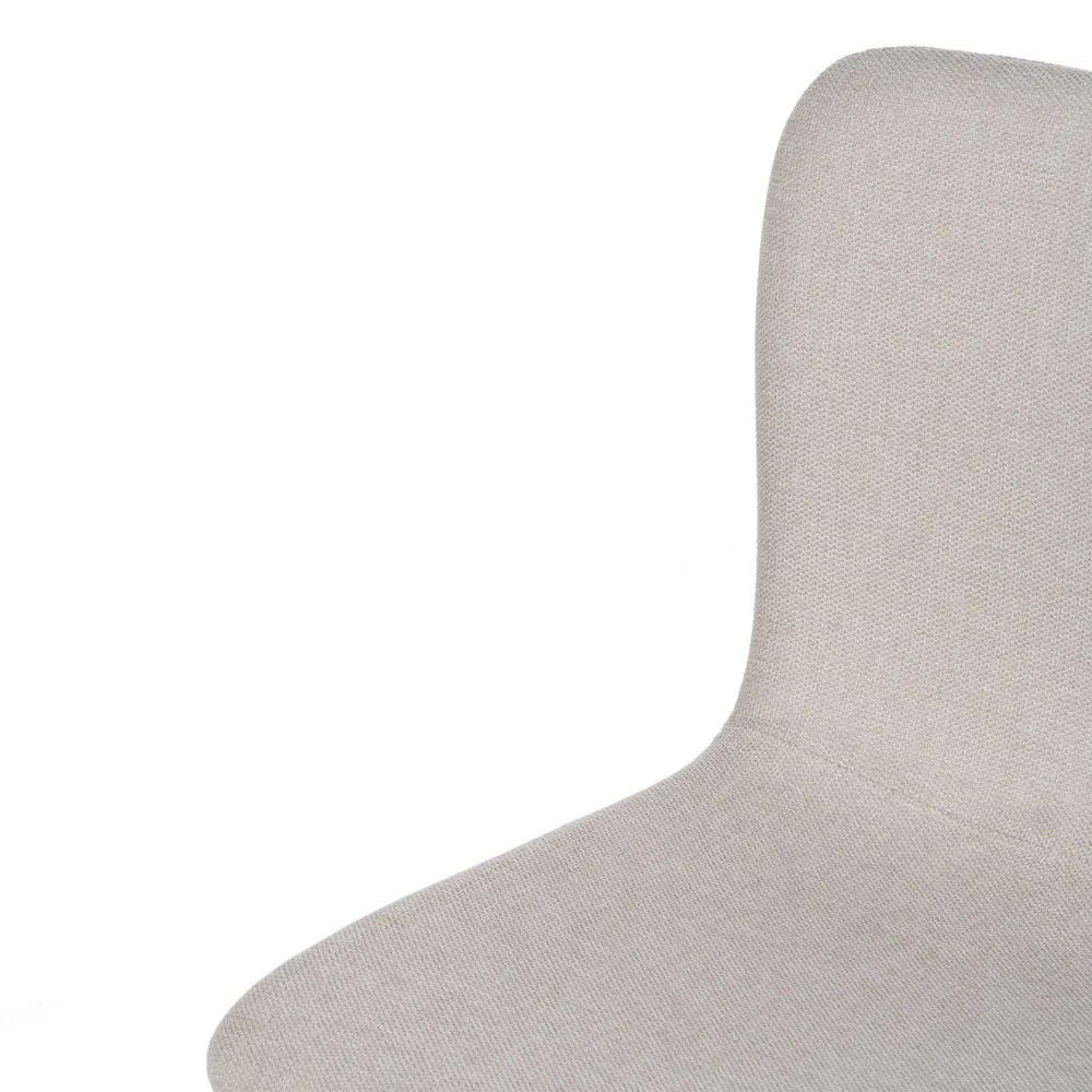 Scaun Crem cu Structura Moderna, Stofa Metal - CreativDeco.ro [6]