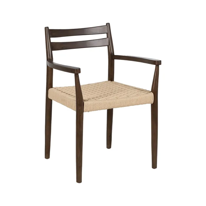 Scaun Melisa lemn masiv fibre vegetale boho chic [1]