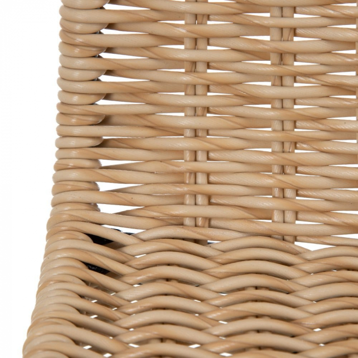 Scaun ratan sintetic cu structură metalică – stil boho chic modern [6]