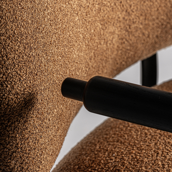 Scaun ocru modern texturat|Scaune dining premium [6]
