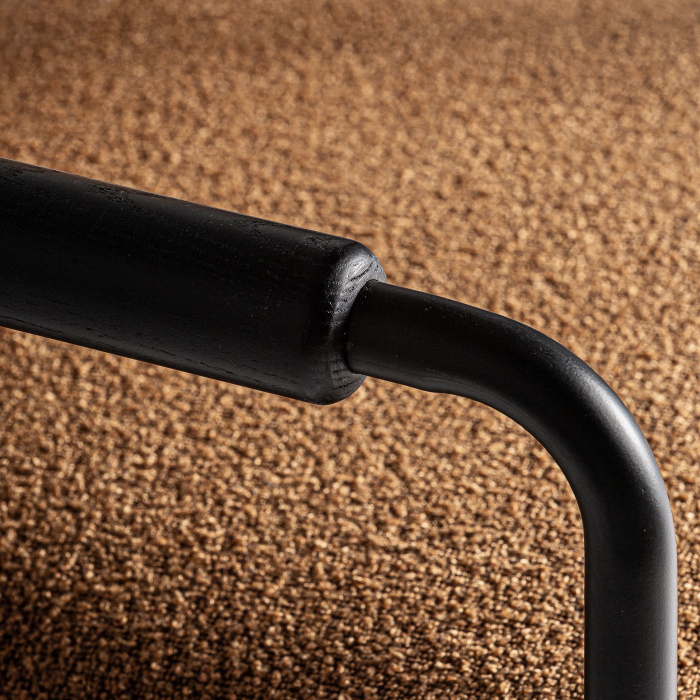 Scaun ocru modern texturat|Scaune dining premium [5]