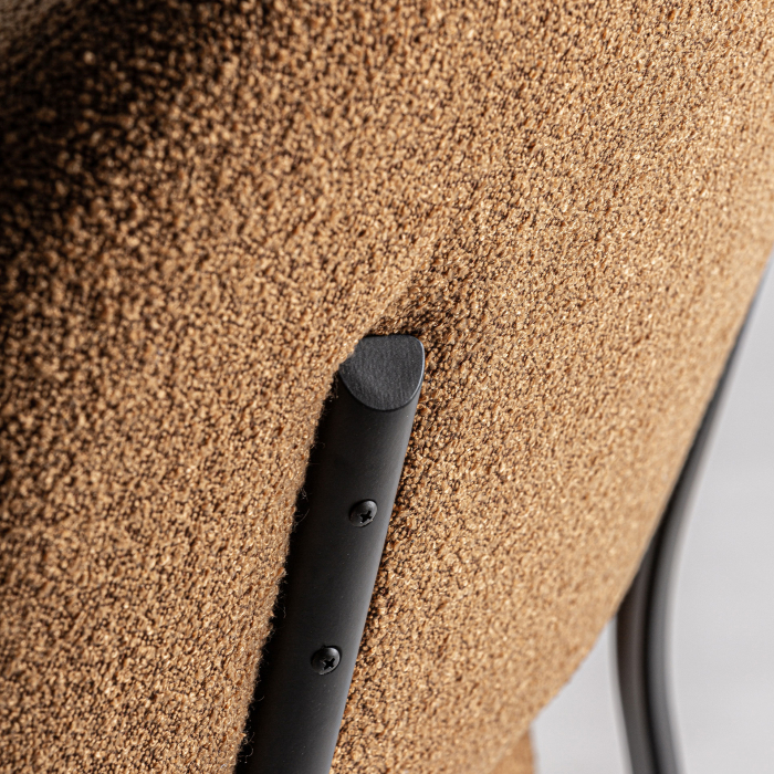 Scaun ocru modern texturat|Scaune dining premium [7]