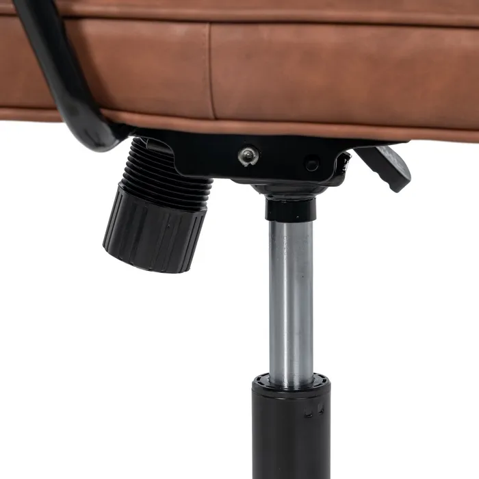 Scaun Birou cu Roti, Piele Ecologica MARO - de la Creativdeco.ro [8]