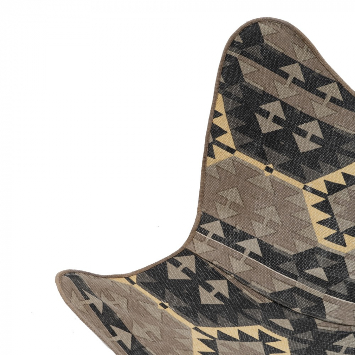 Scaun Tip Fluture Negru CreativDeco - Design Geometric pentru Decoruri Eclectice [7]