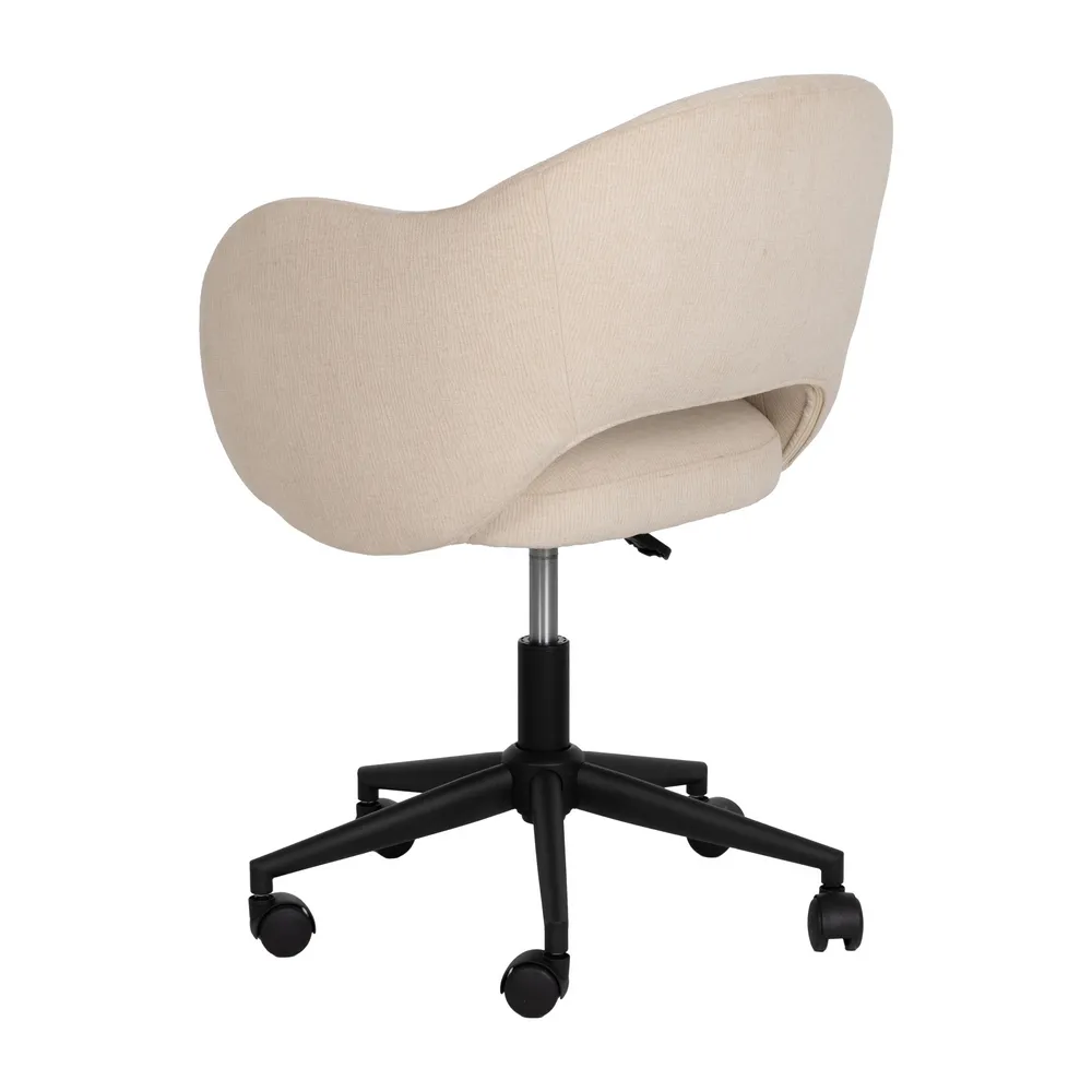 scaun birou ergonomic crem cu roti CreativDeco [5]