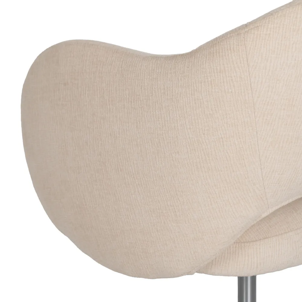 scaun birou ergonomic crem cu roti CreativDeco [11]