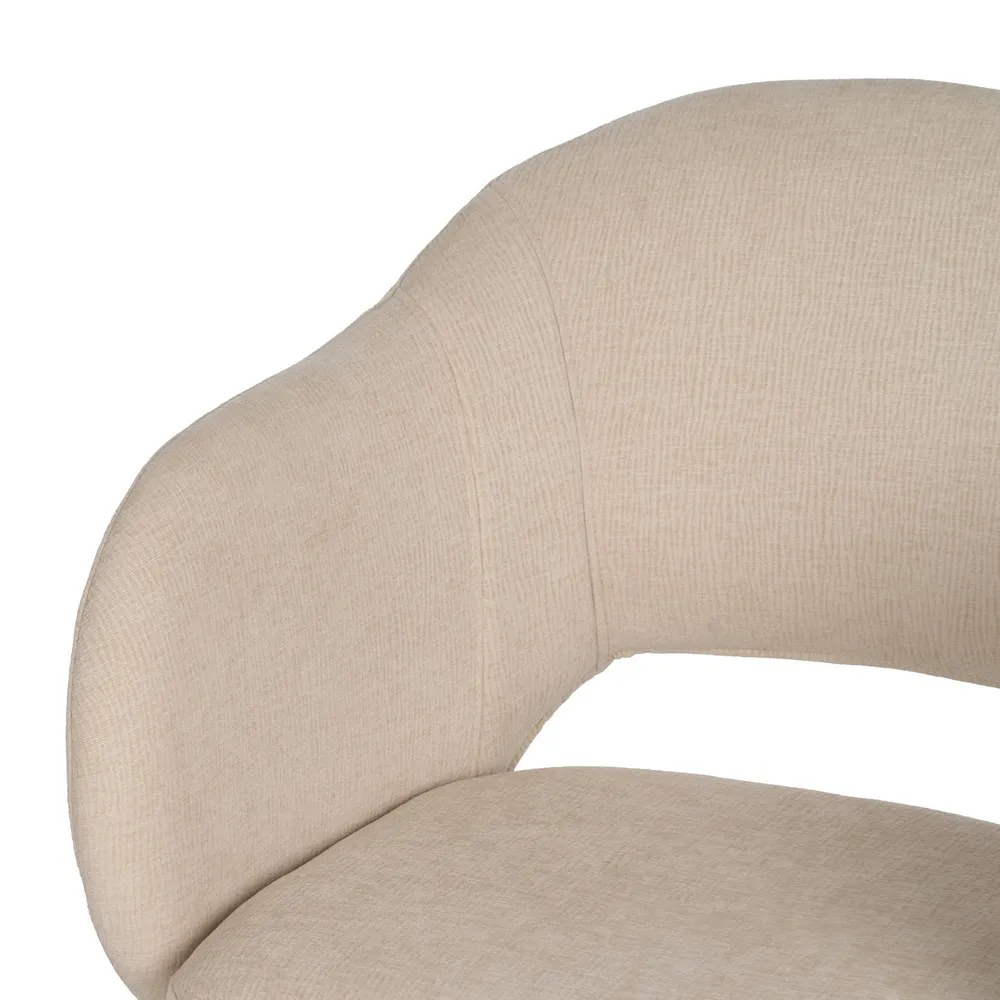 scaun birou ergonomic crem cu roti CreativDeco [7]