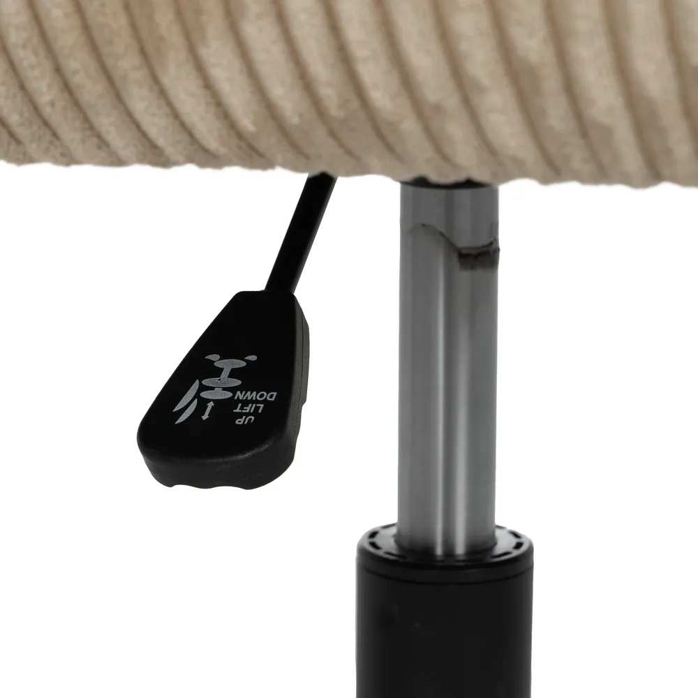 scaun birou bej cu roti ergonomic CreativDeco [7]