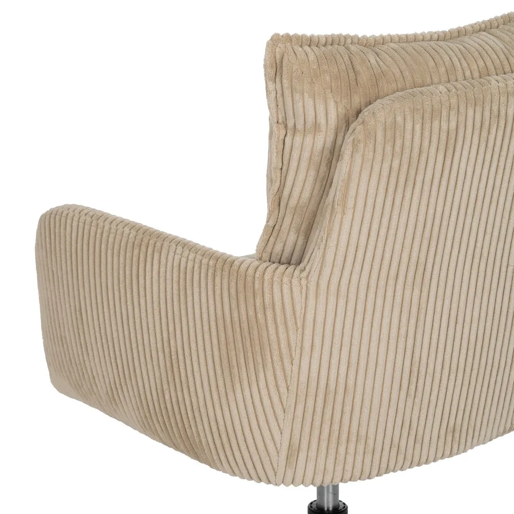 scaun birou bej cu roti ergonomic CreativDeco [8]