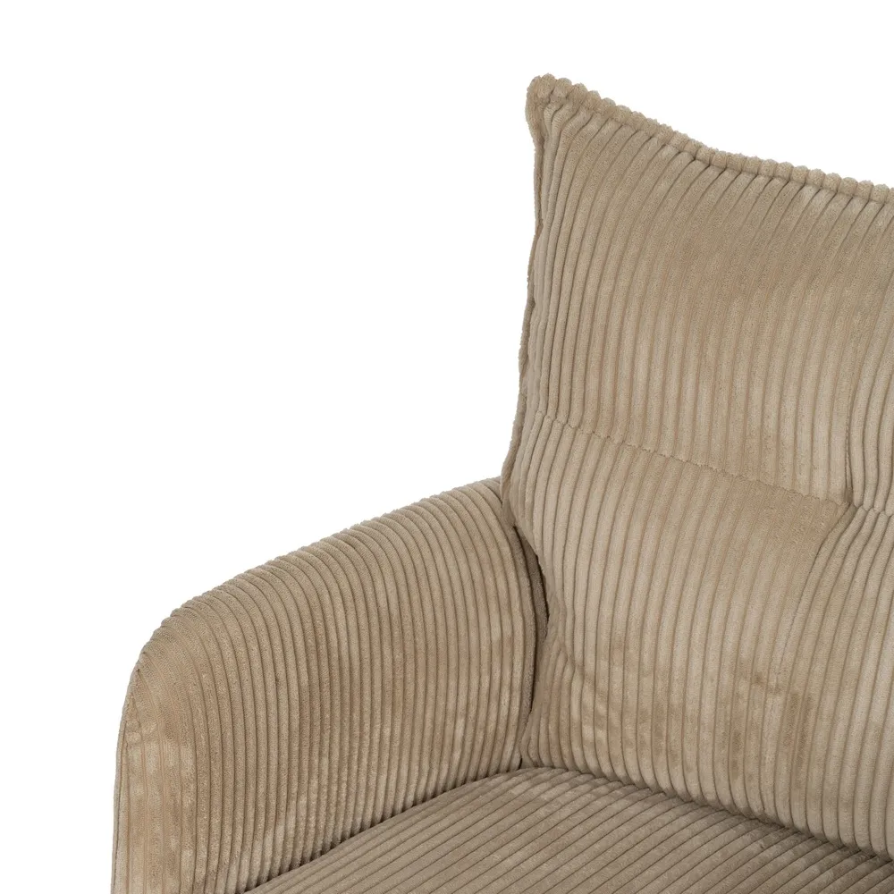 scaun birou bej cu roti ergonomic CreativDeco [11]