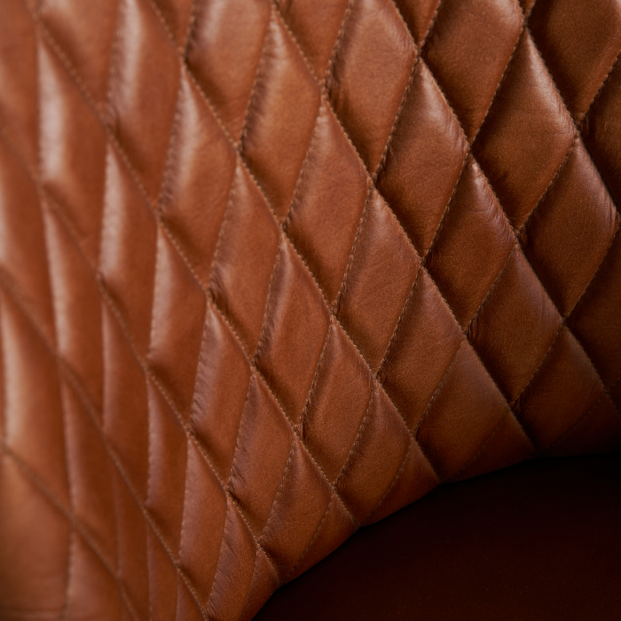 Scaun birou vintage piele maro|Scaune functionale [8]