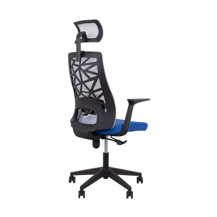 Scaun birou ergonomic albastru cu tetieră VITRIO [4]