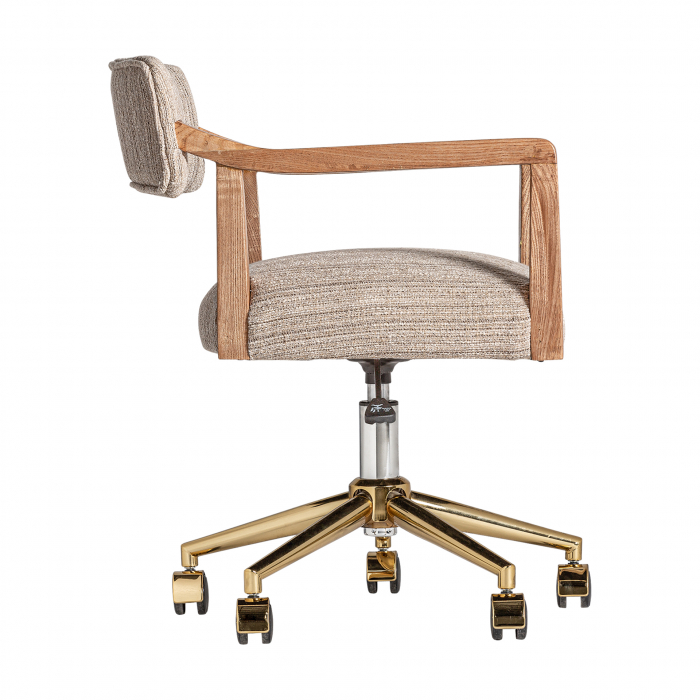 Scaun birou Art Deco maro | Scaune elegante office [3]