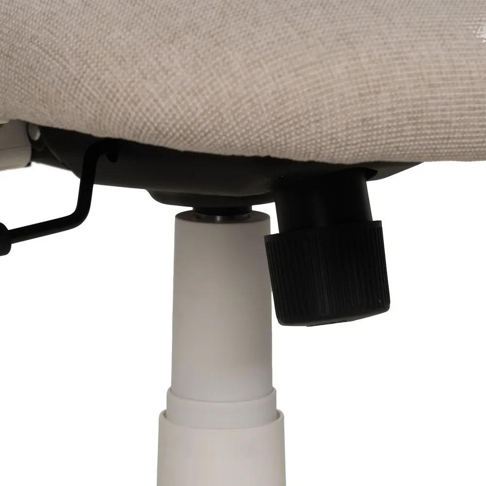 Scaun birou textil bej CreativDeco [8]