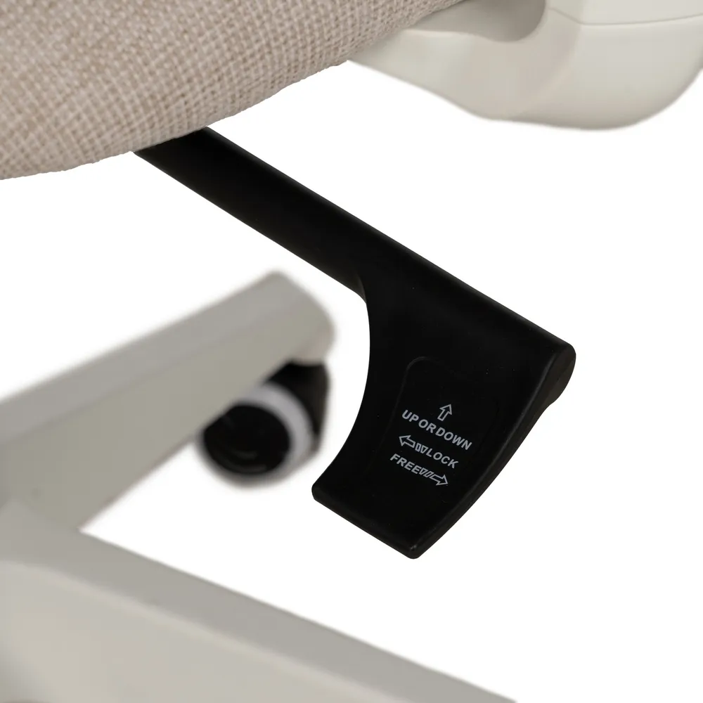 Scaun birou textil bej CreativDeco [10]