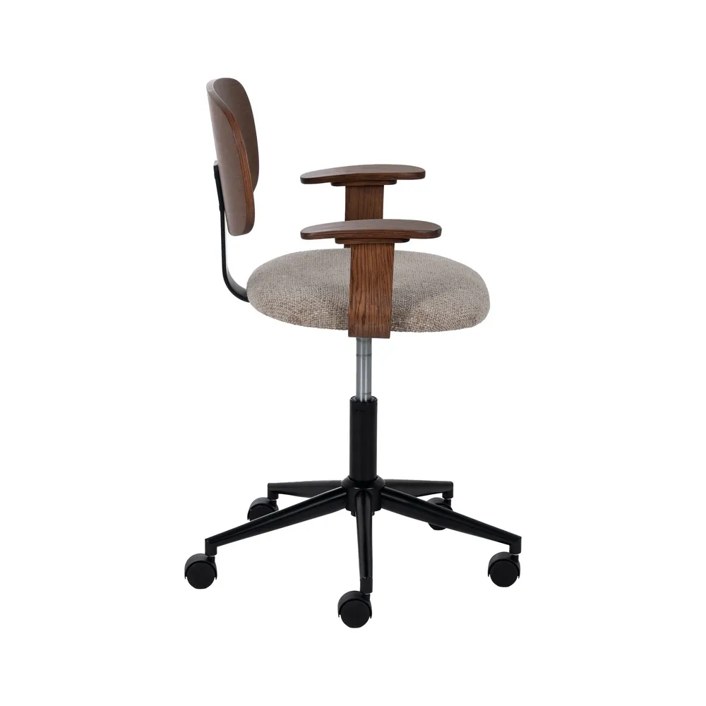 scaun birou rotativ cu design natural CreativDeco [3]
