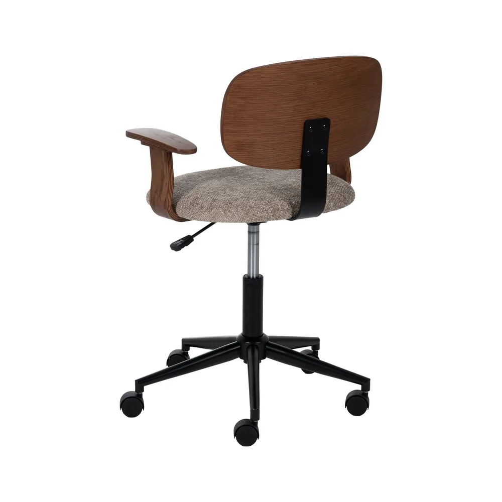 scaun birou rotativ cu design natural CreativDeco [4]
