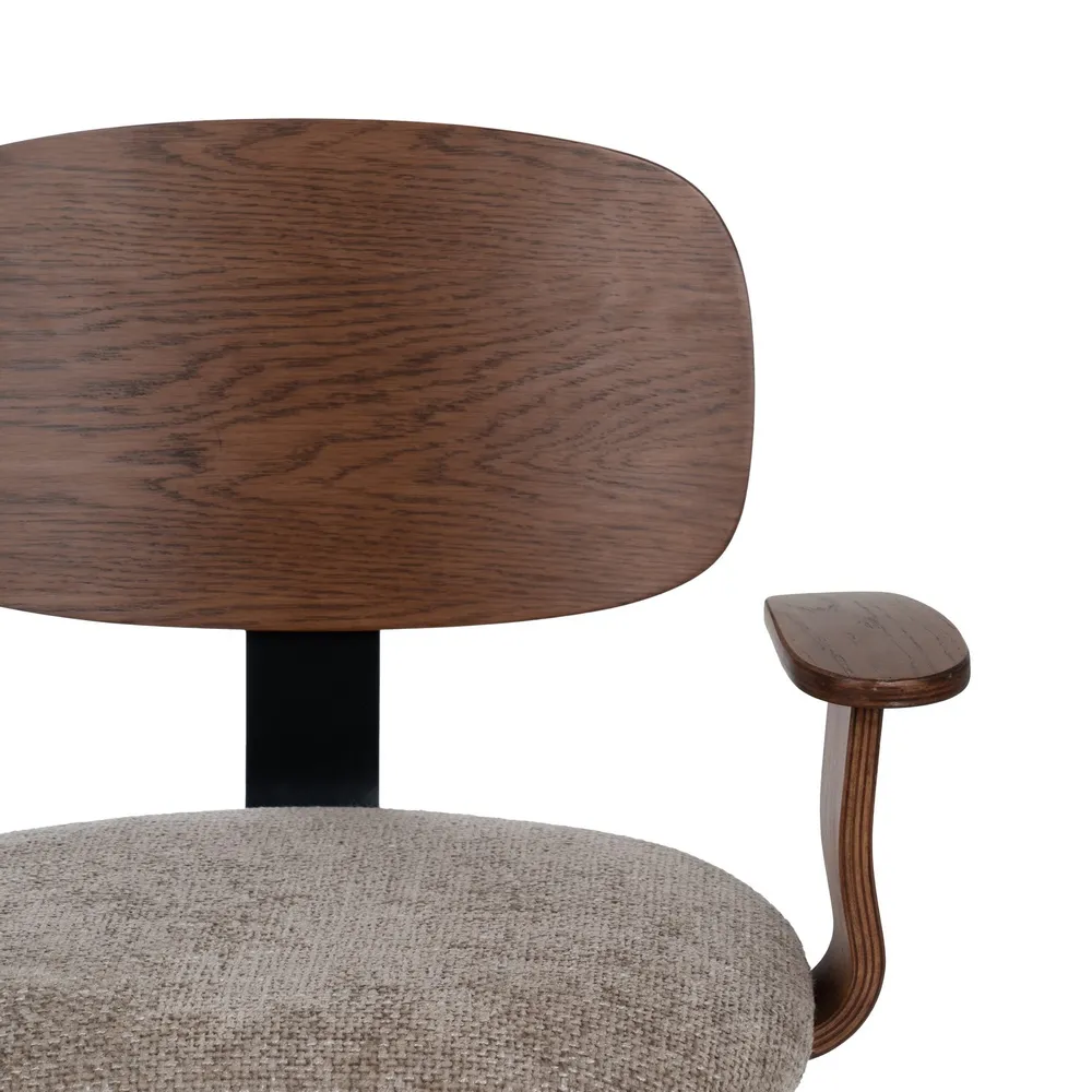 scaun birou rotativ cu design natural CreativDeco [5]