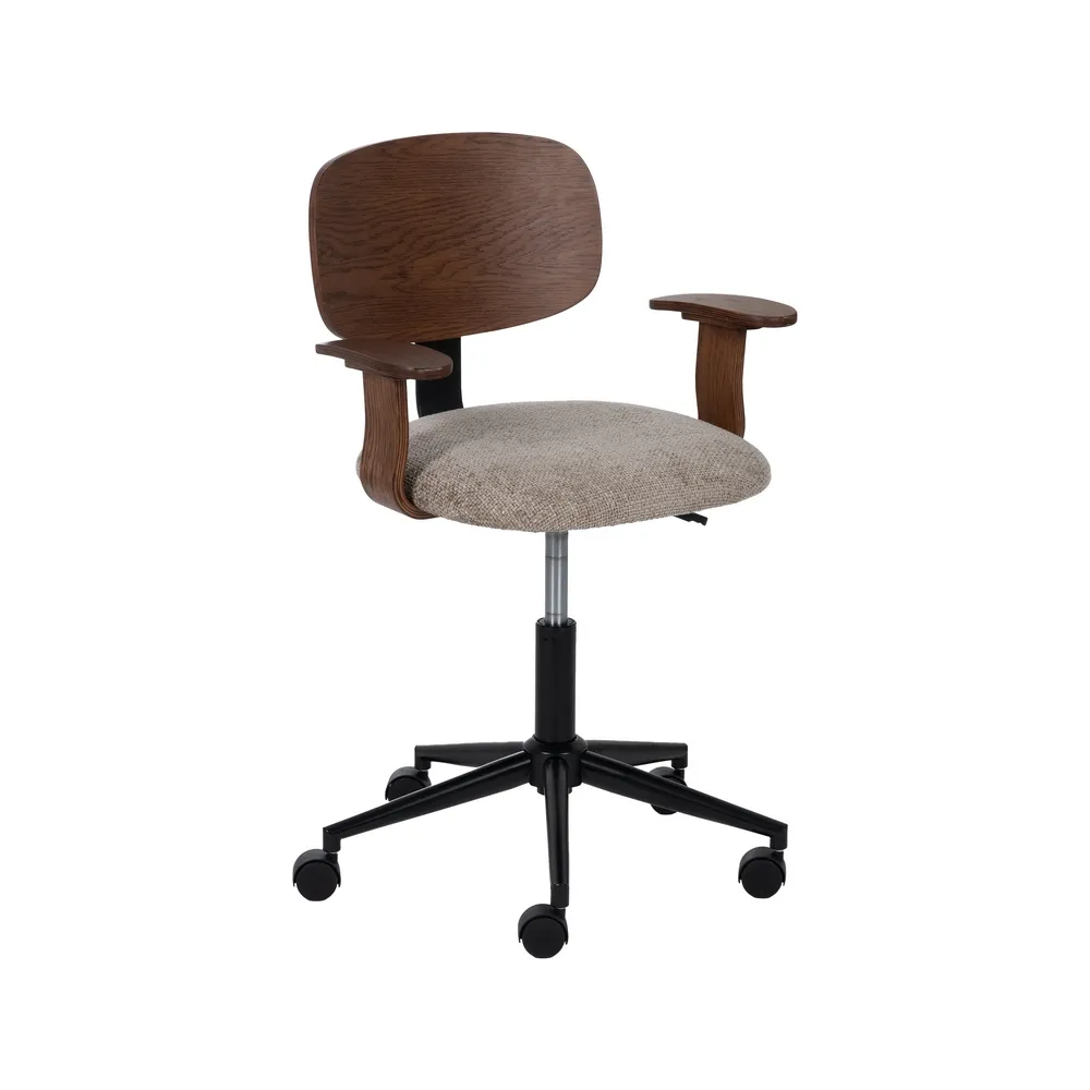 scaun birou rotativ cu design natural CreativDeco [2]