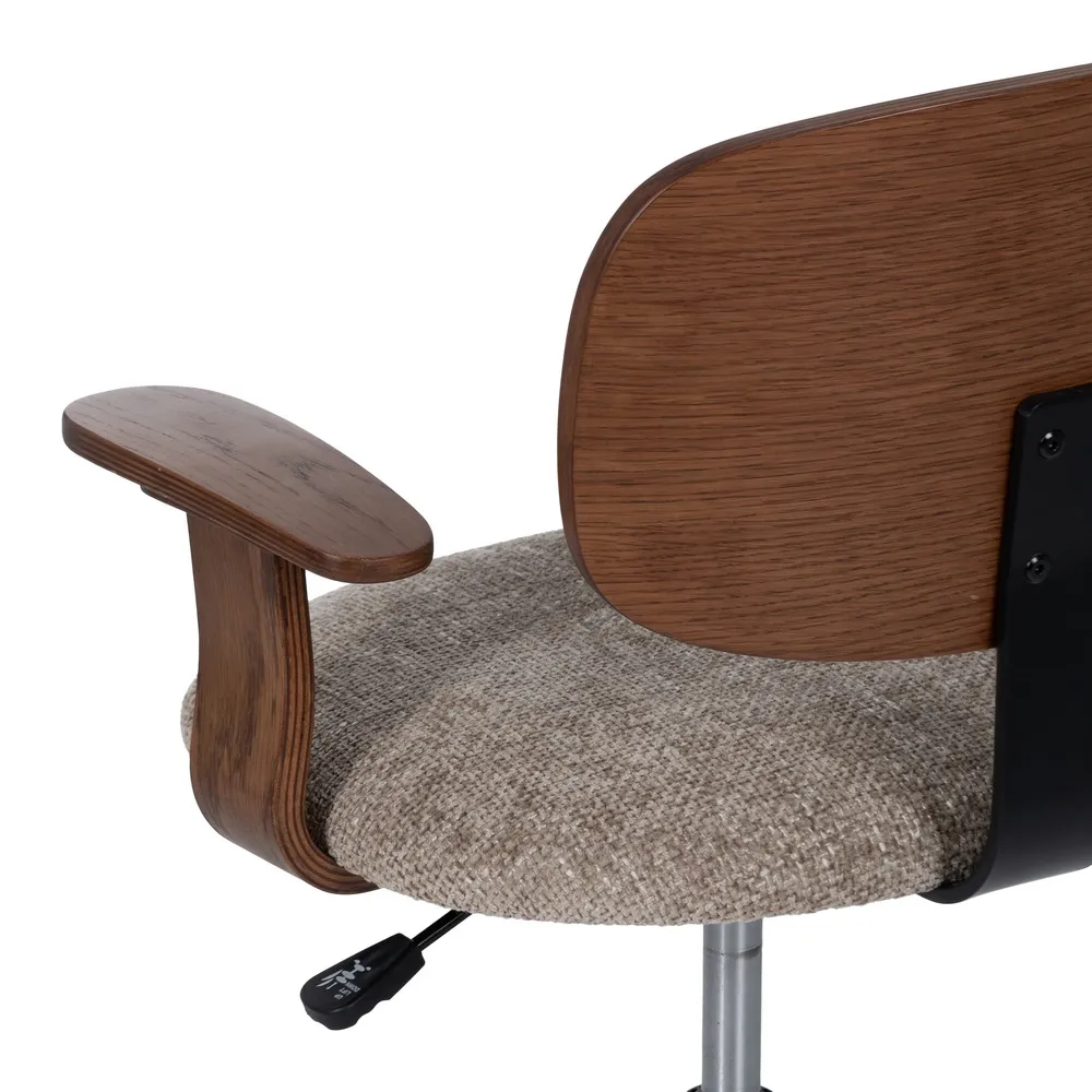 scaun birou rotativ cu design natural CreativDeco [11]