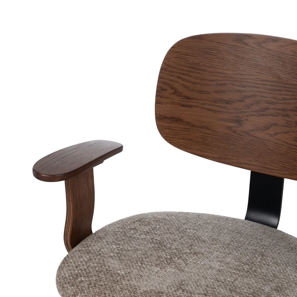 scaun birou rotativ cu design natural CreativDeco [6]