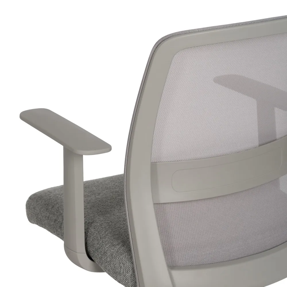 Scaun birou textil gri ergonomic CreativDeco [9]