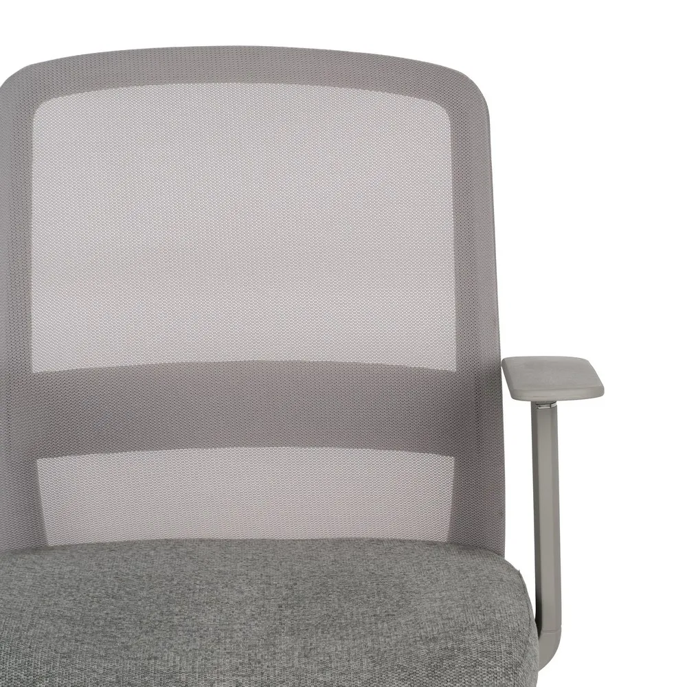 Scaun birou textil gri ergonomic CreativDeco [4]