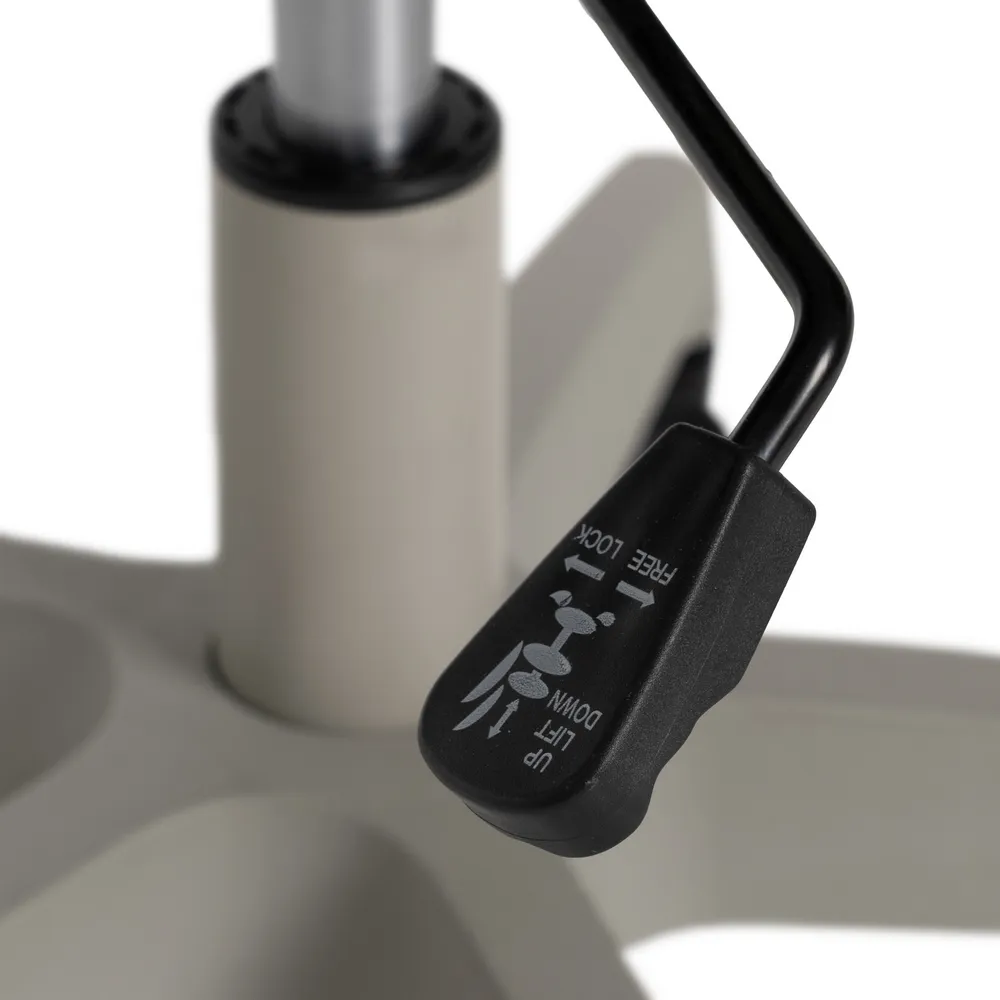 Scaun birou textil gri ergonomic CreativDeco [12]