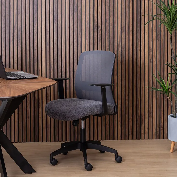 Scaun birou negru ergonomic CreativDeco [2]