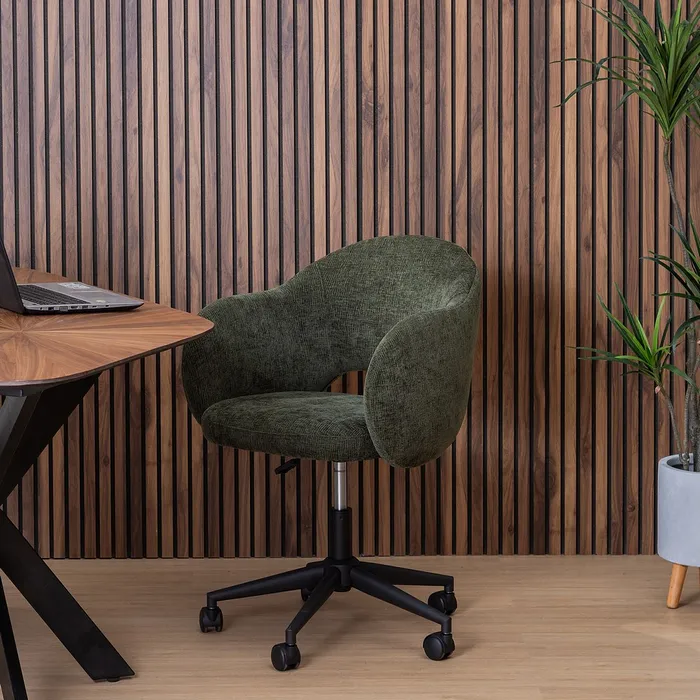 scaun birou verde modern ergonomic CreativDeco [2]