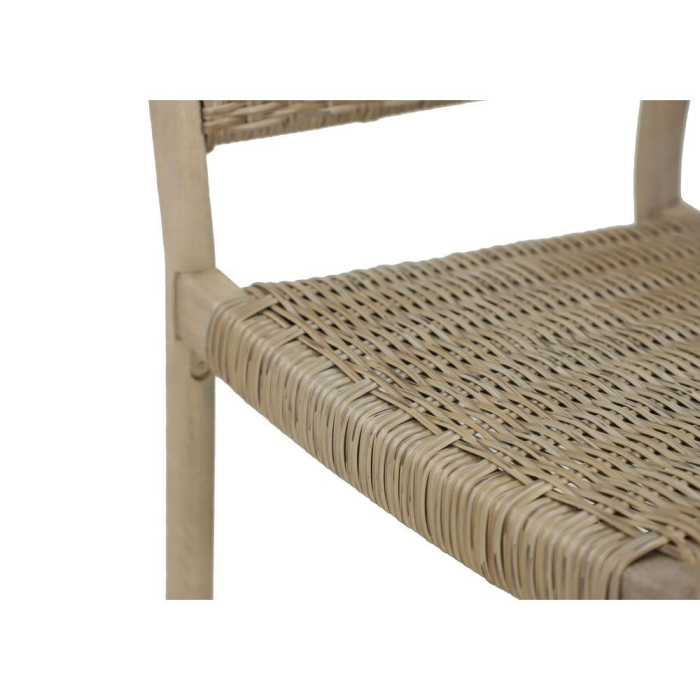 Scaun din lemn de eucalipt cu împletitură boho [11]
