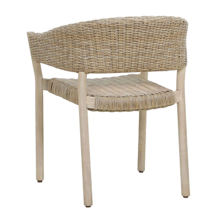 Scaun din lemn de eucalipt cu împletitură boho [14]