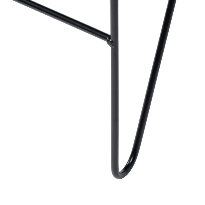 Taburet, Metal Catifea, Galben - creativdeco.ro [7]