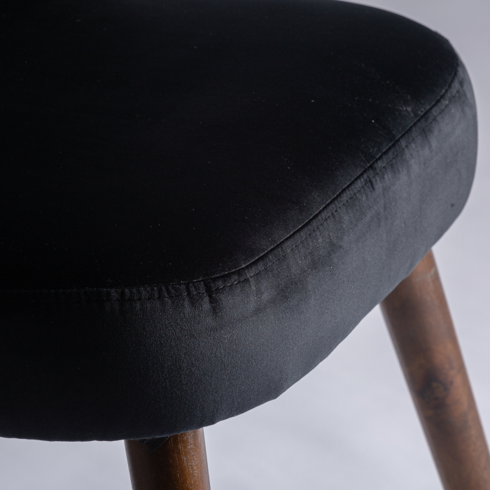 Scaun catifea contemporan negru alb|Scaune moderne de calitate [5]