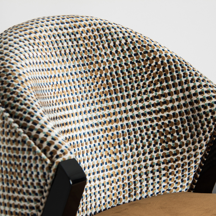 Scaun catifea Ocru contemporan|Scaune elegante de calitate [7]