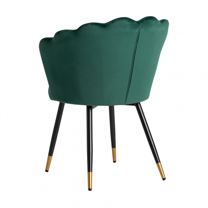 Scaun Art Deco catifea verde|Scaune elegante dining [4]